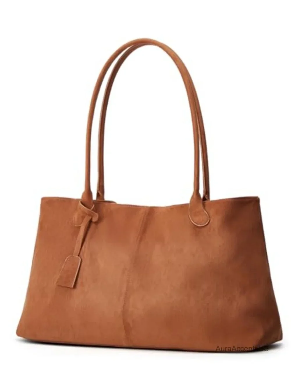 Faux Suede Hobo Tote Handbag Women Retro Shoulder Purse Large Capacity